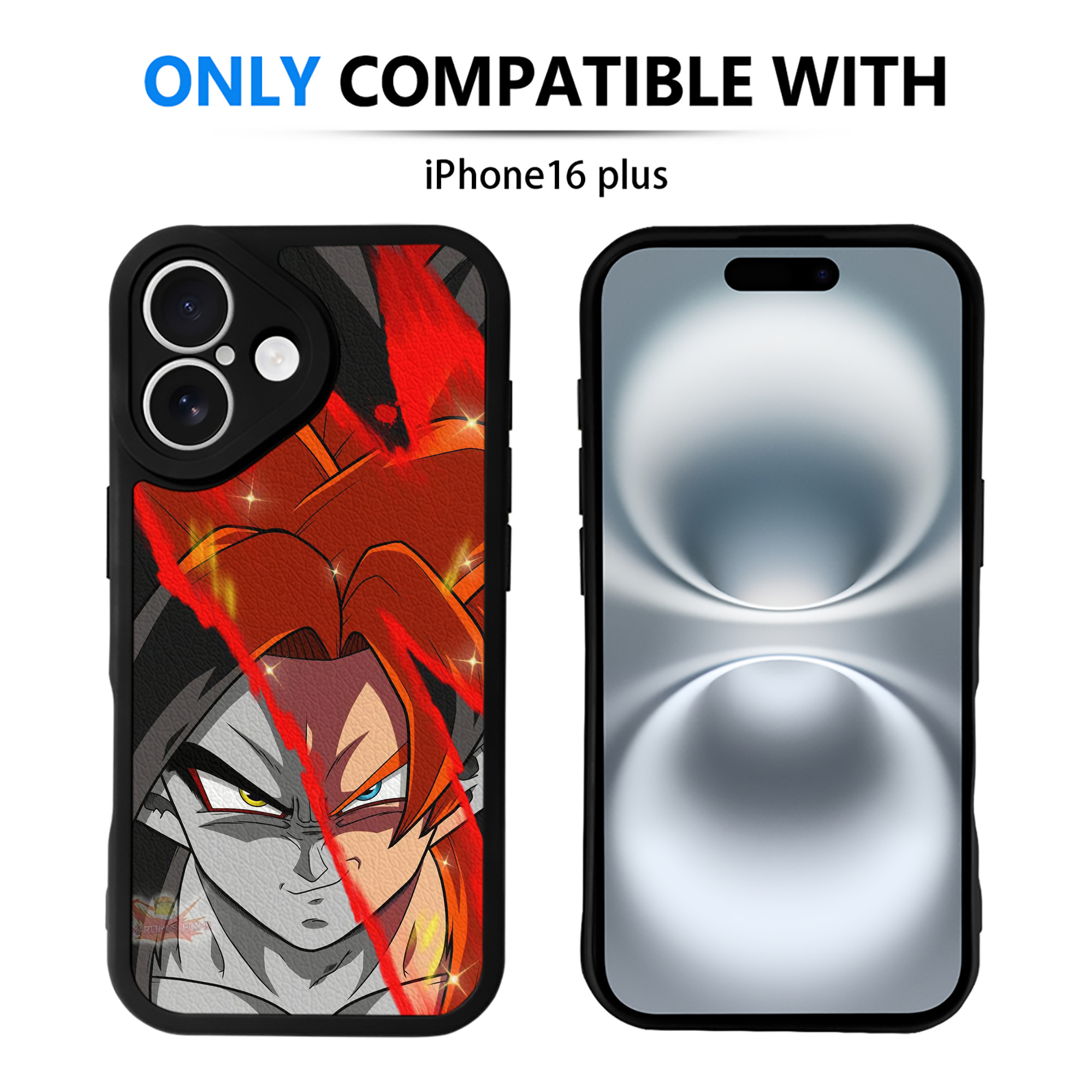 （画像用） ドラゴンボール DRAGON BALL 【iPhone 16シリーズ対応】シリコンスマホケース（レザー調） 材質：シリコン